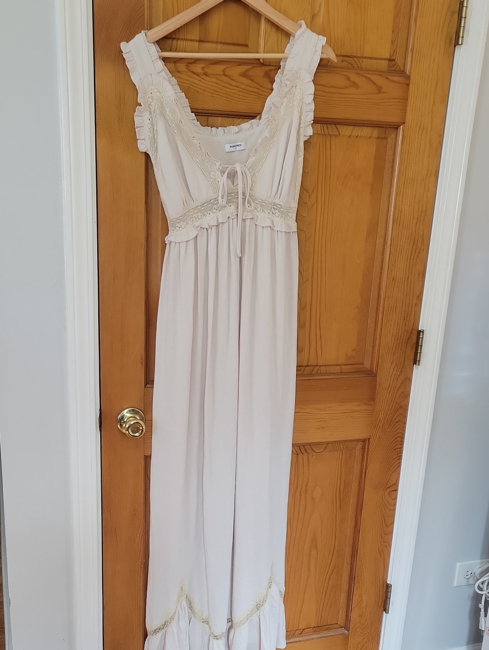 Rumored Sleeveless Lace-Trim Maxi Dress size XS - Picture 3 of 9